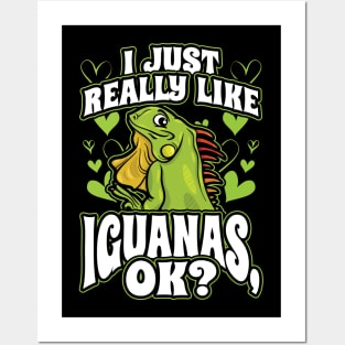 I just really like iguanas ok Posters and Art